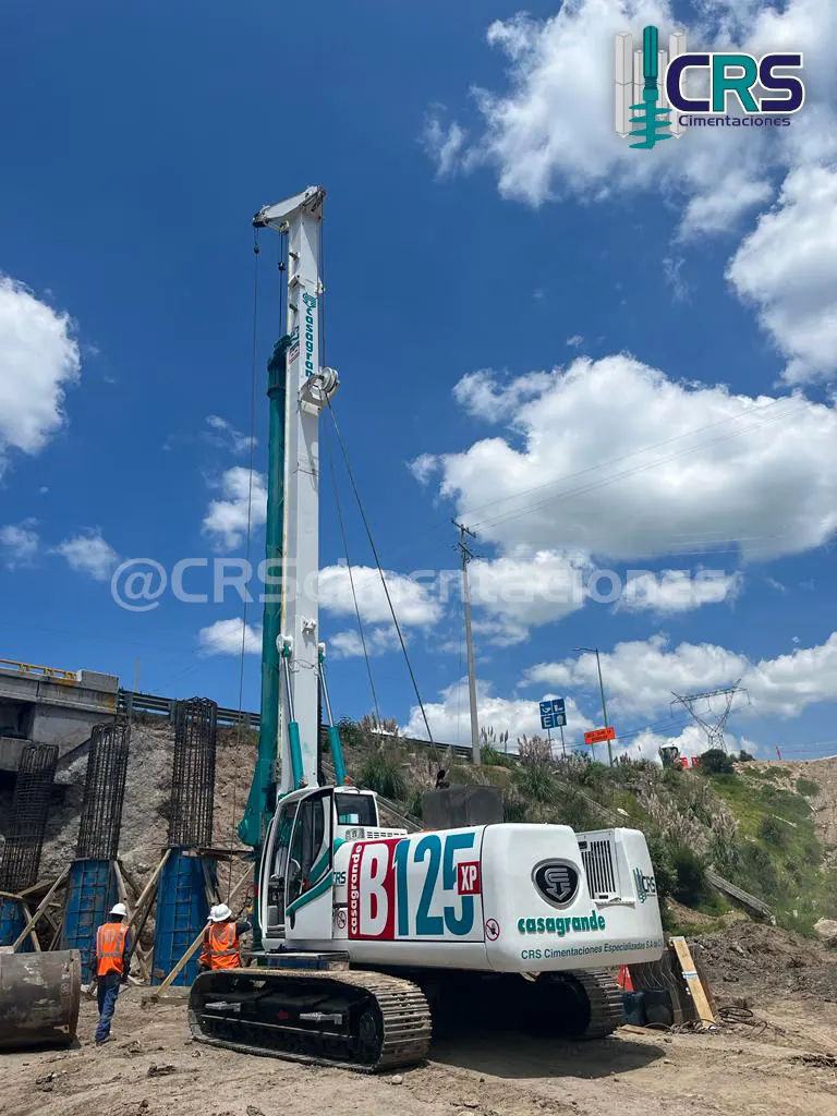 Autopista Toluca - Zitácuaro: trabajo de cimentación documentado por CRS